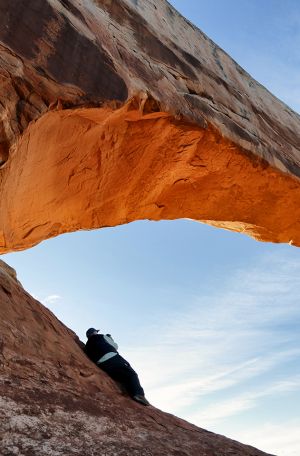Photographing Wilson Arch